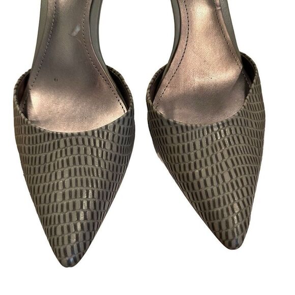 Calvin Klein Gayle Kid Skin Heels in Black- Size 8.5 - Picture 2 of 7